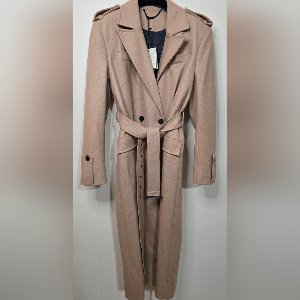 All Saints Beige Trench Coat